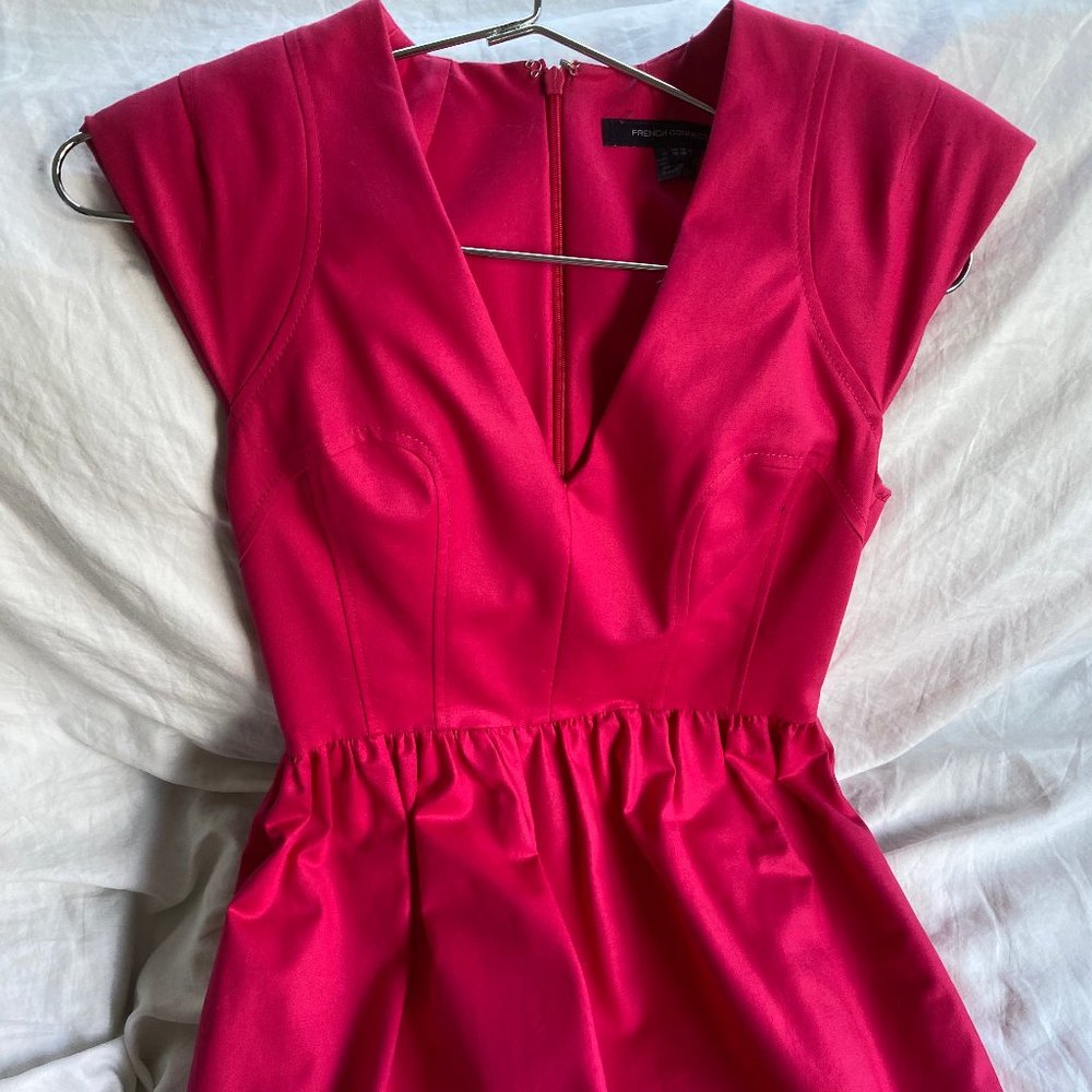Cute short pink dress